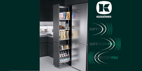 SoftStopp — для плавной остановки, бесшумного закрытия и открытия Kessebohmer в Челябинске