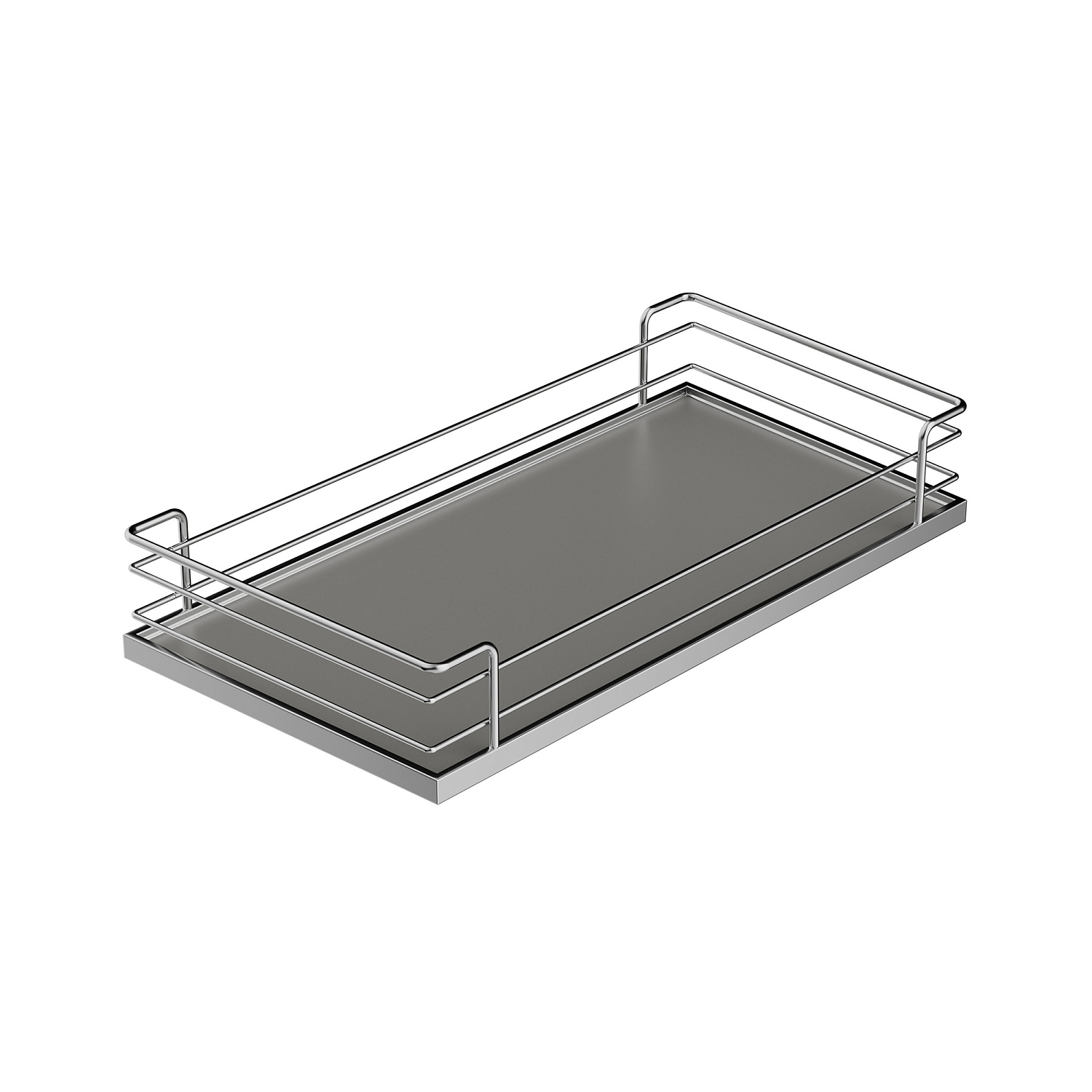 Полка Комфорт II 200 мм Арена КЛАССИК цвет ХРОМ