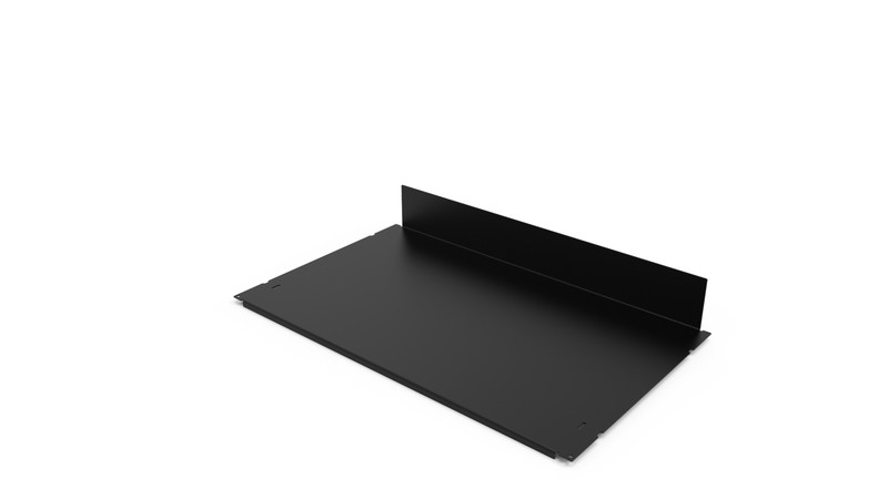 Полка подвесная You Юкей глубиной 289 мм, расстояние между модулями 900 мм, цвет черный Kessebohmer