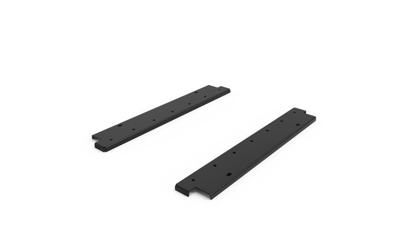 Кронштейны внешние YouK Юкей 200 мм для подвесной тумбы (правый и левый) с монтажным набором, цвет черный Kessebohmer