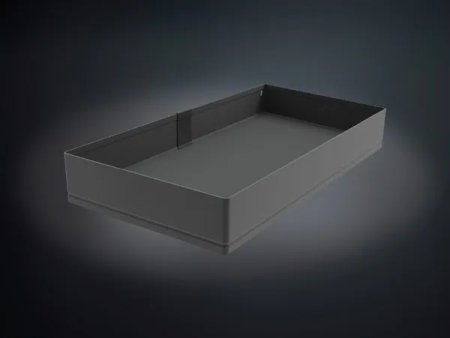 Полка 1 шт, Комфорт II 400 мм, Арена ПЬЮР, 295x480x76 мм, цвет АНТРАЦИТ
